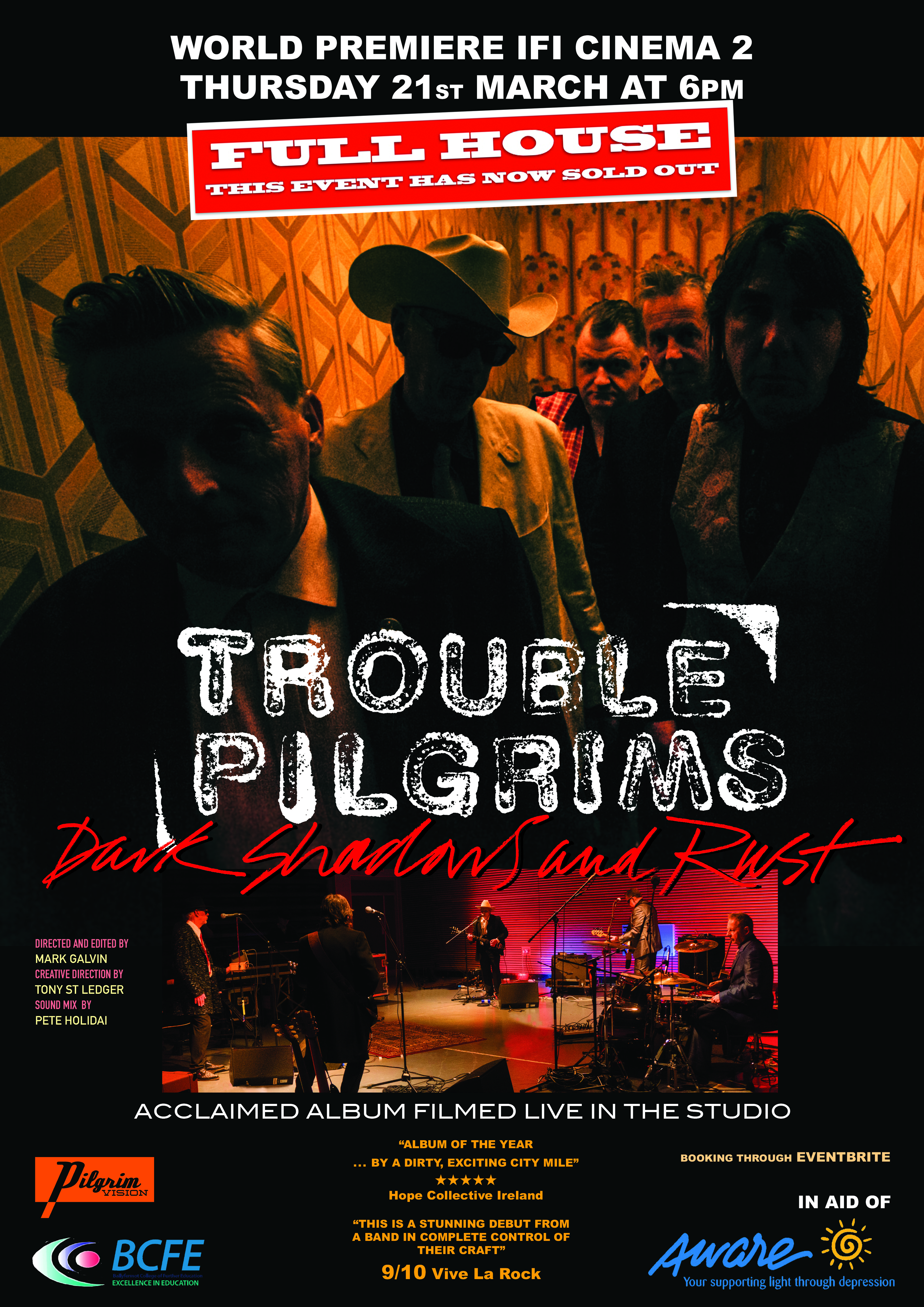 Trouble Pilgrims-Dark Shadows and Rust-Film Poster SOLD OUT